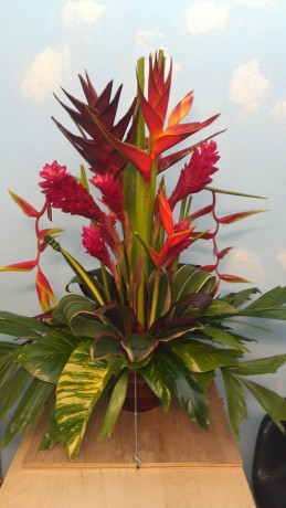 tropical flowers bouquet events weddings parties